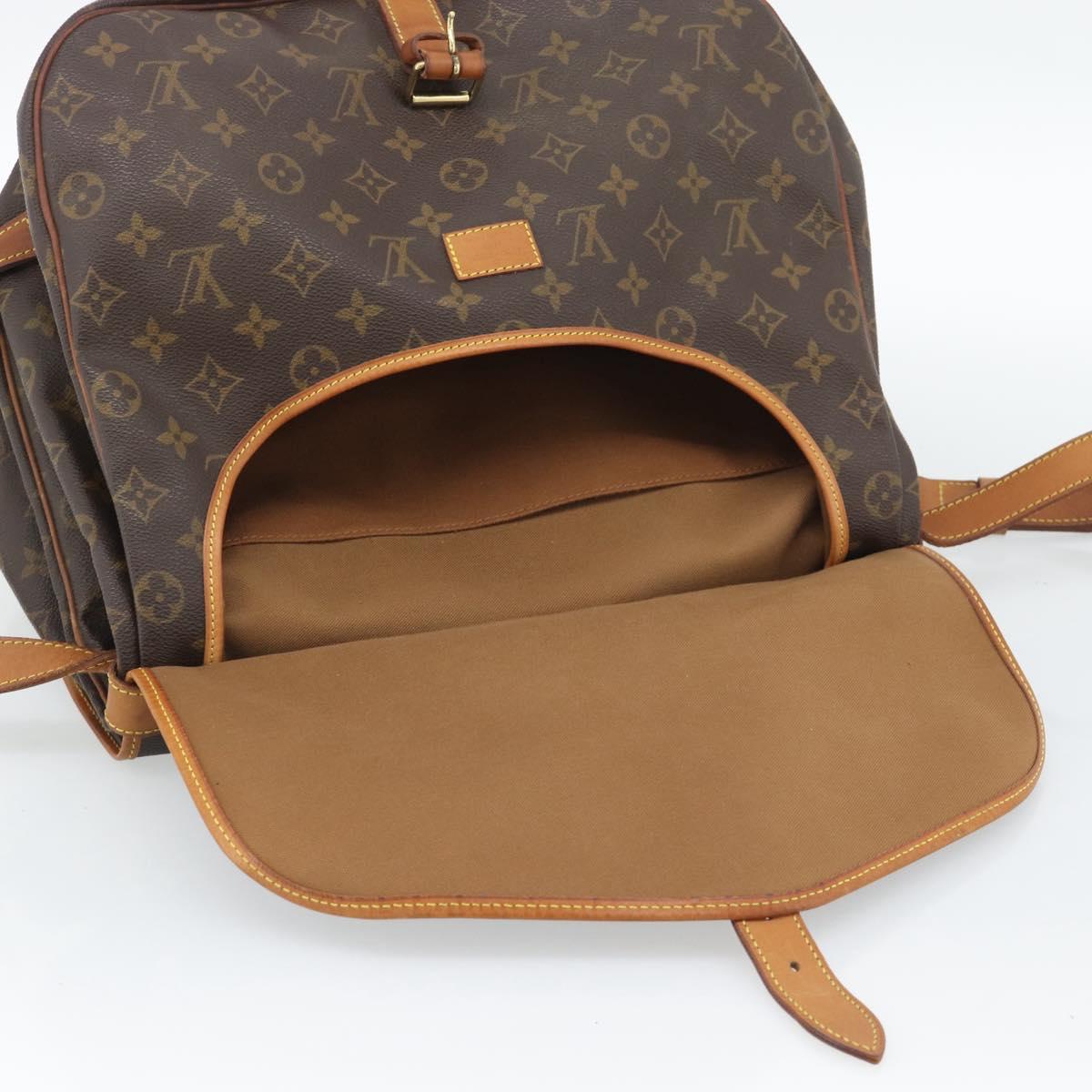 LOUIS VUITTON Monogram Saumur 35 Shoulder Bag M42254 LV Auth ka5161