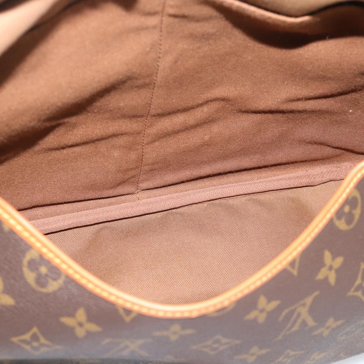 LOUIS VUITTON Monogram Saumur 35 Shoulder Bag M42254 LV Auth ka5161