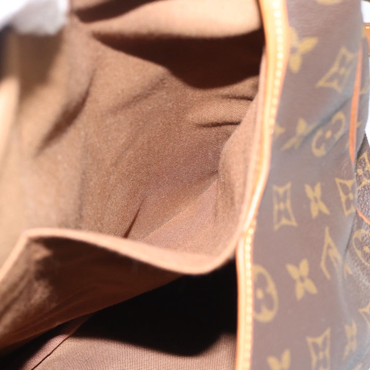LOUIS VUITTON Monogram Saumur 35 Shoulder Bag M42254 LV Auth ka5161