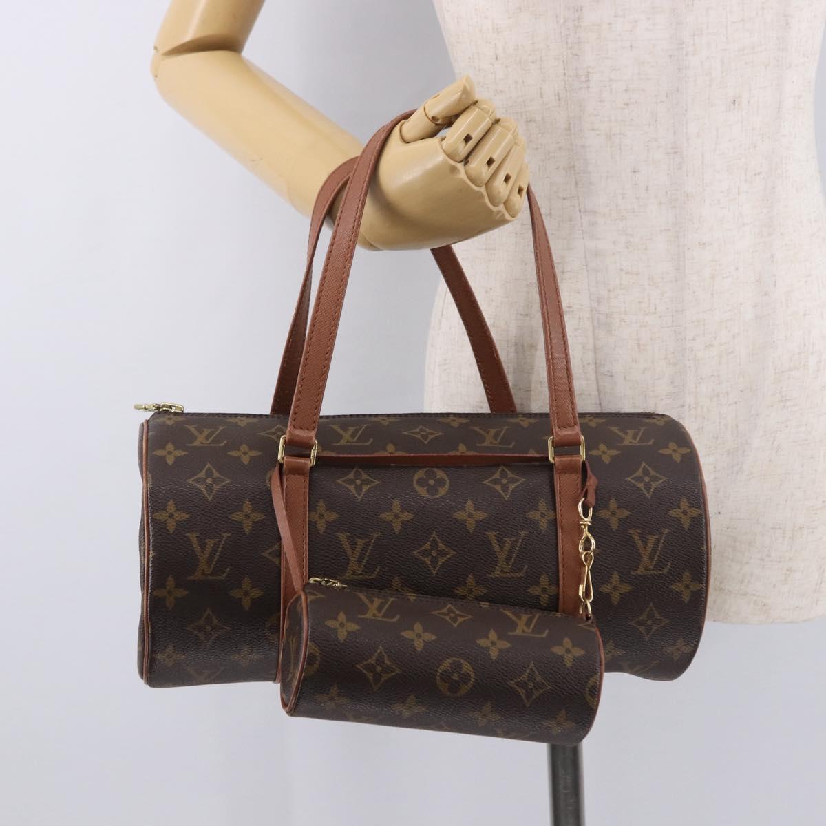 LOUIS VUITTON Monogram Papillon 30 Hand Bag M51365 LV Auth ka5164A