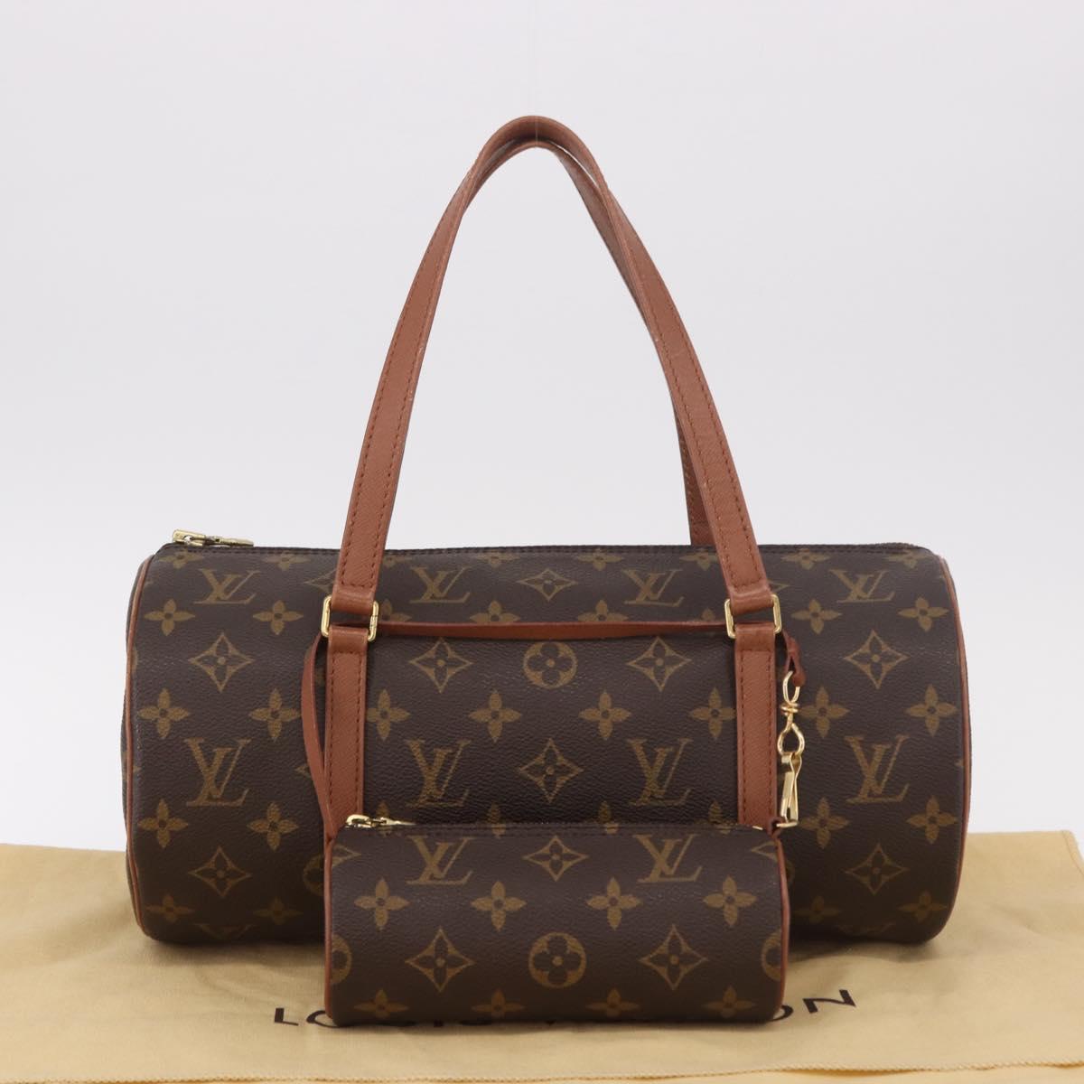 LOUIS VUITTON Monogram Papillon 30 Hand Bag M51365 LV Auth ka5164A