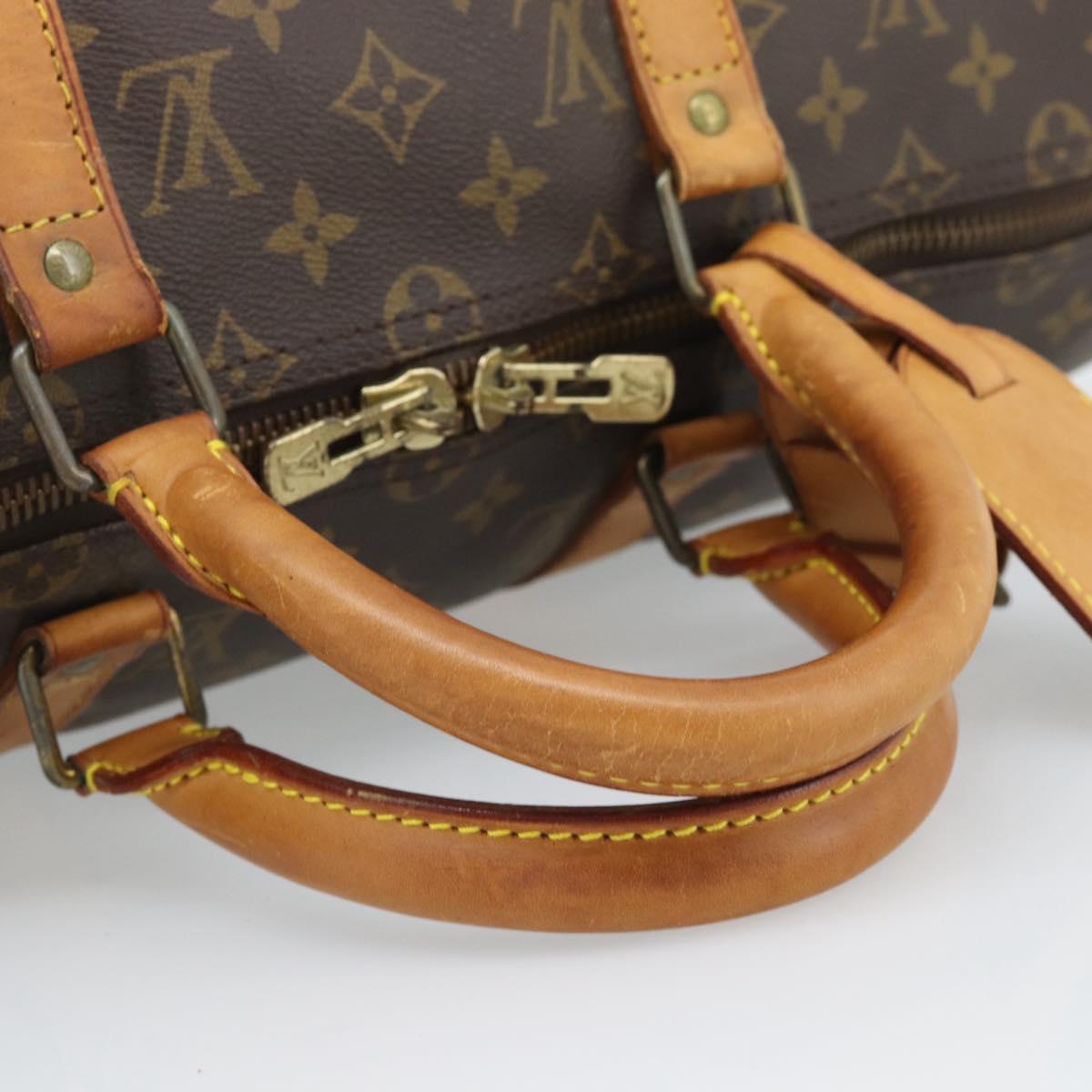 LOUIS VUITTON Monogram Keepall 50 Boston Bag M41426 LV Auth ka5170