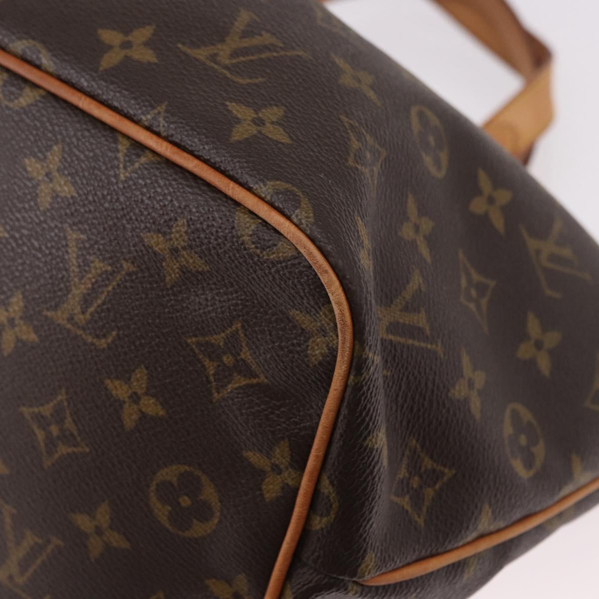 LOUIS VUITTON Monogram Palermo PM Tote Bag M40145 LV Auth ka5171A