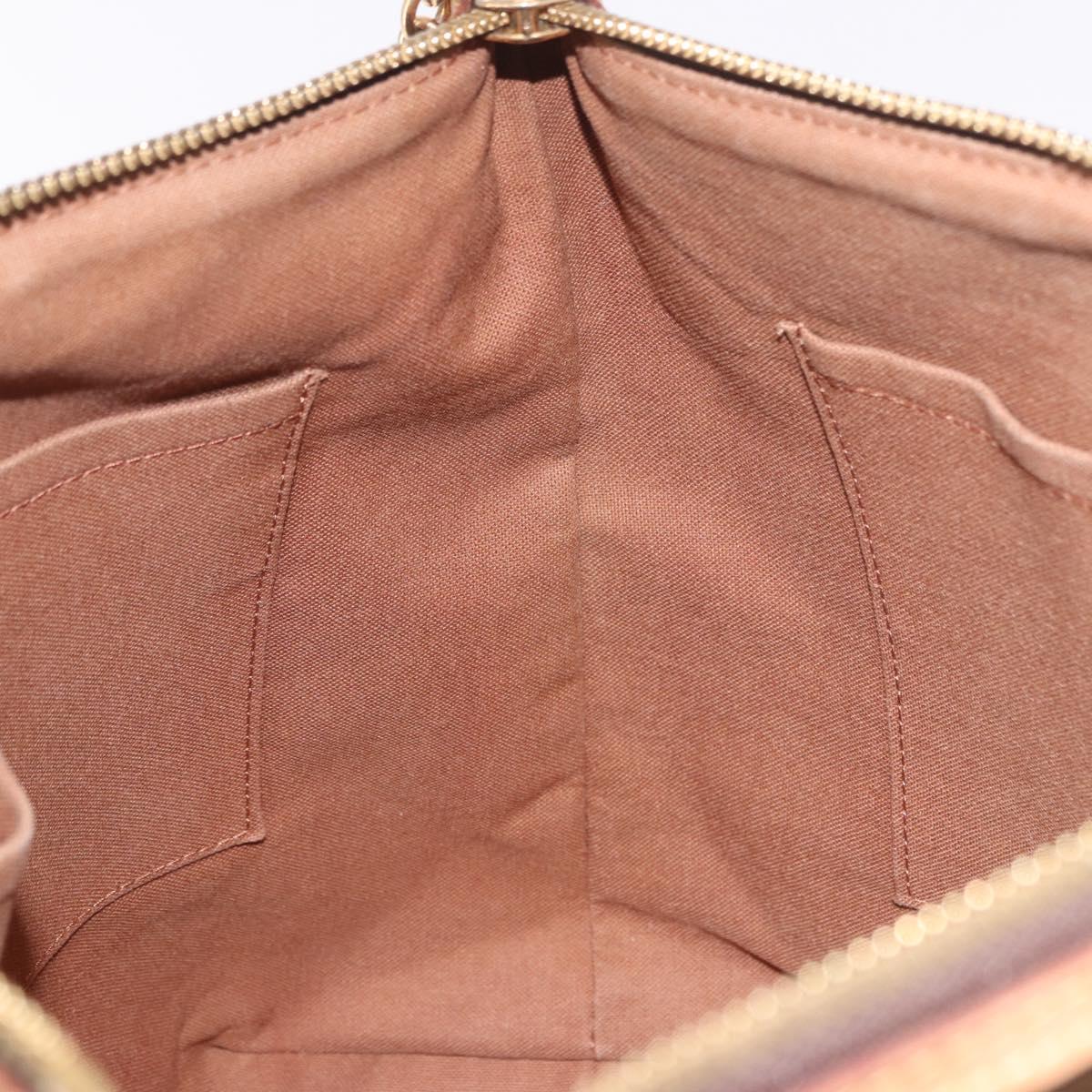 LOUIS VUITTON Monogram Palermo PM Tote Bag M40145 LV Auth ka5171A