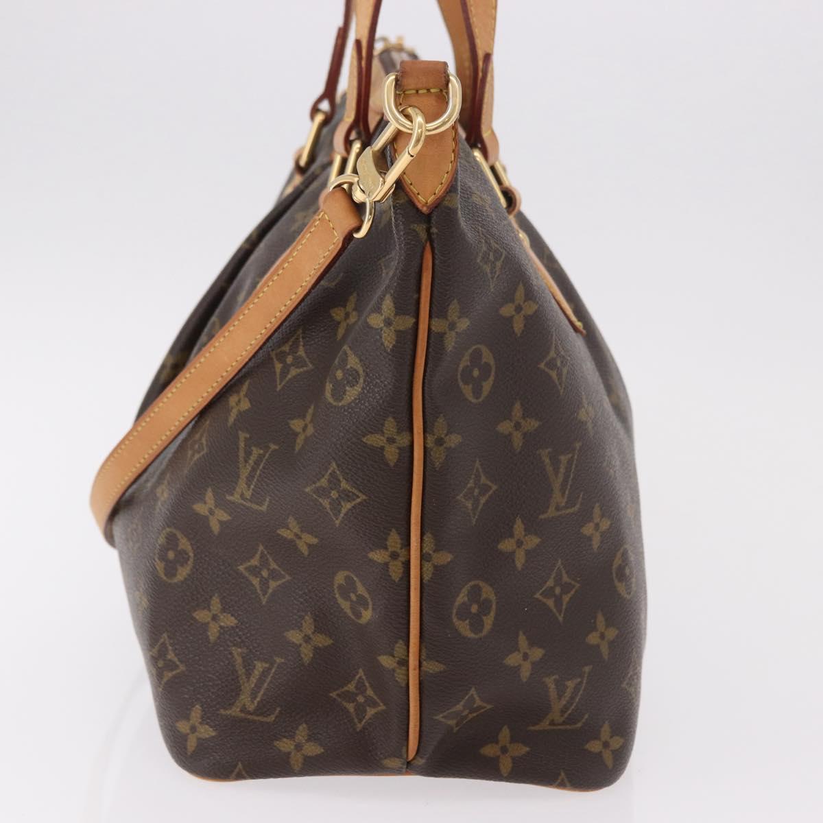 LOUIS VUITTON Monogram Palermo PM Tote Bag M40145 LV Auth ka5171A
