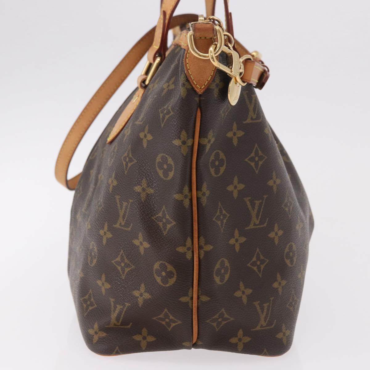 LOUIS VUITTON Monogram Palermo PM Tote Bag M40145 LV Auth ka5171A