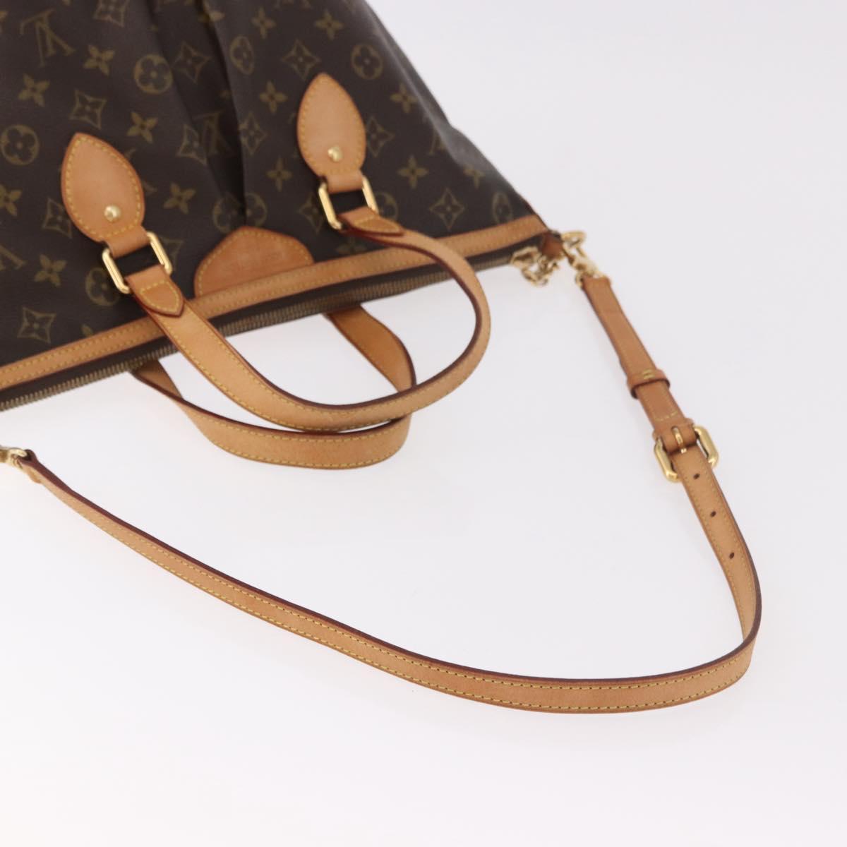 LOUIS VUITTON Monogram Palermo PM Tote Bag M40145 LV Auth ka5171A