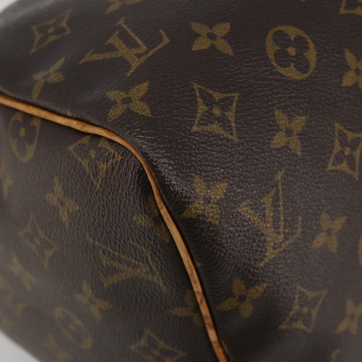 LOUIS VUITTON Monogram Speedy 30 Hand Bag M41526 LV Auth ka5172A