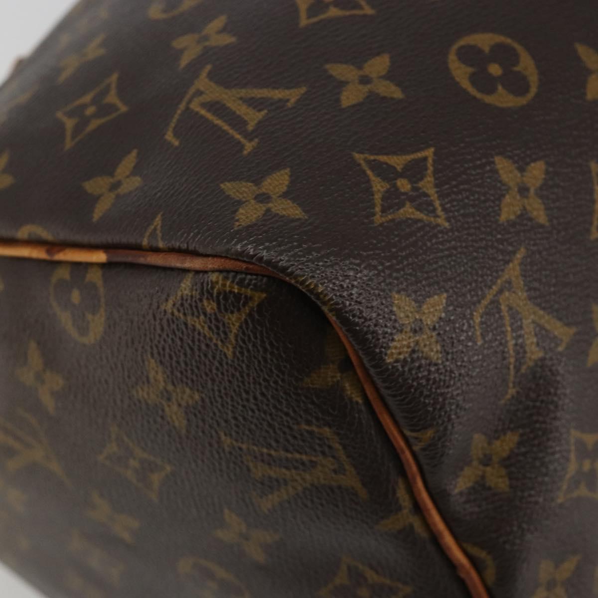 LOUIS VUITTON Monogram Speedy 30 Hand Bag M41526 LV Auth ka5172A