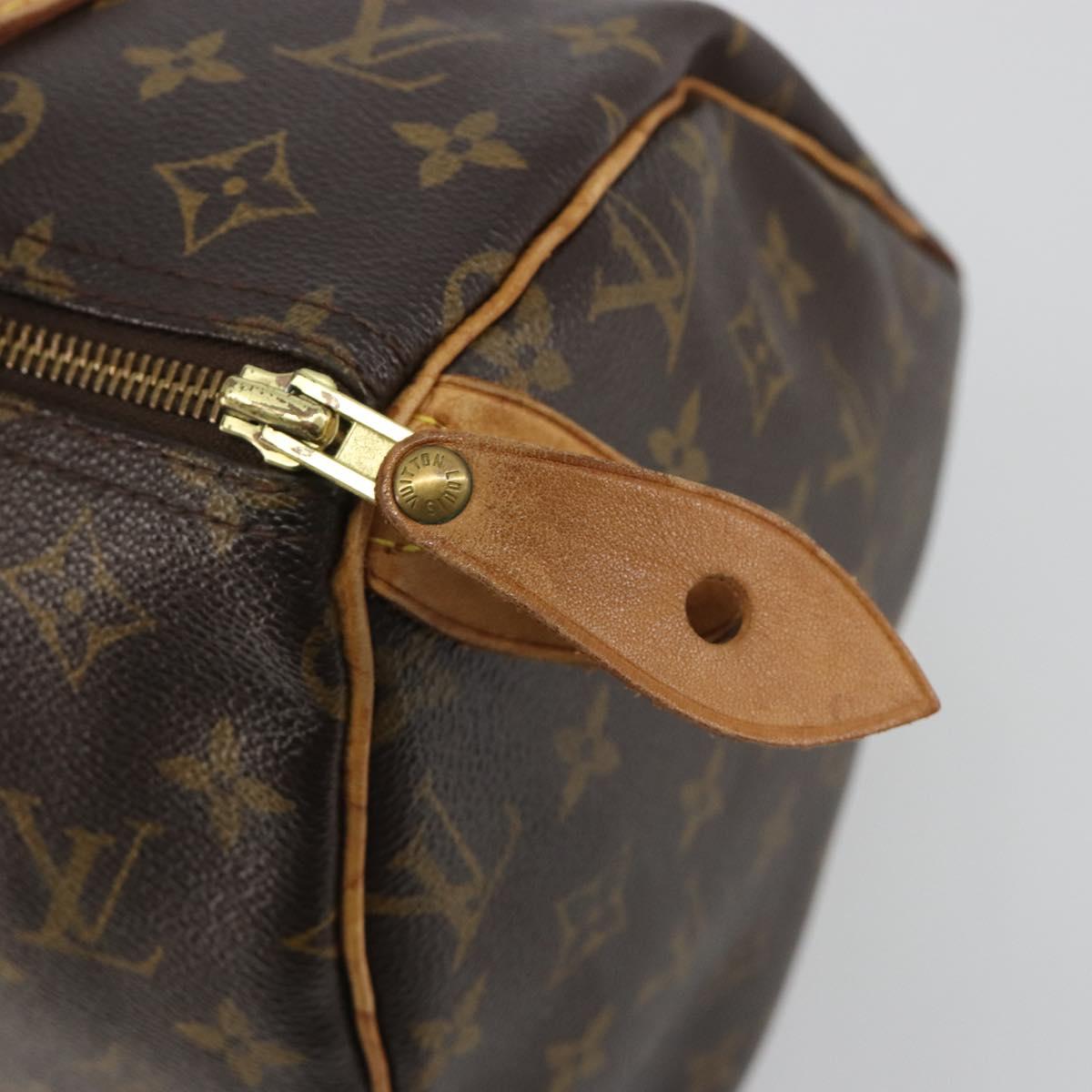 LOUIS VUITTON Monogram Speedy 30 Hand Bag M41526 LV Auth ka5172A