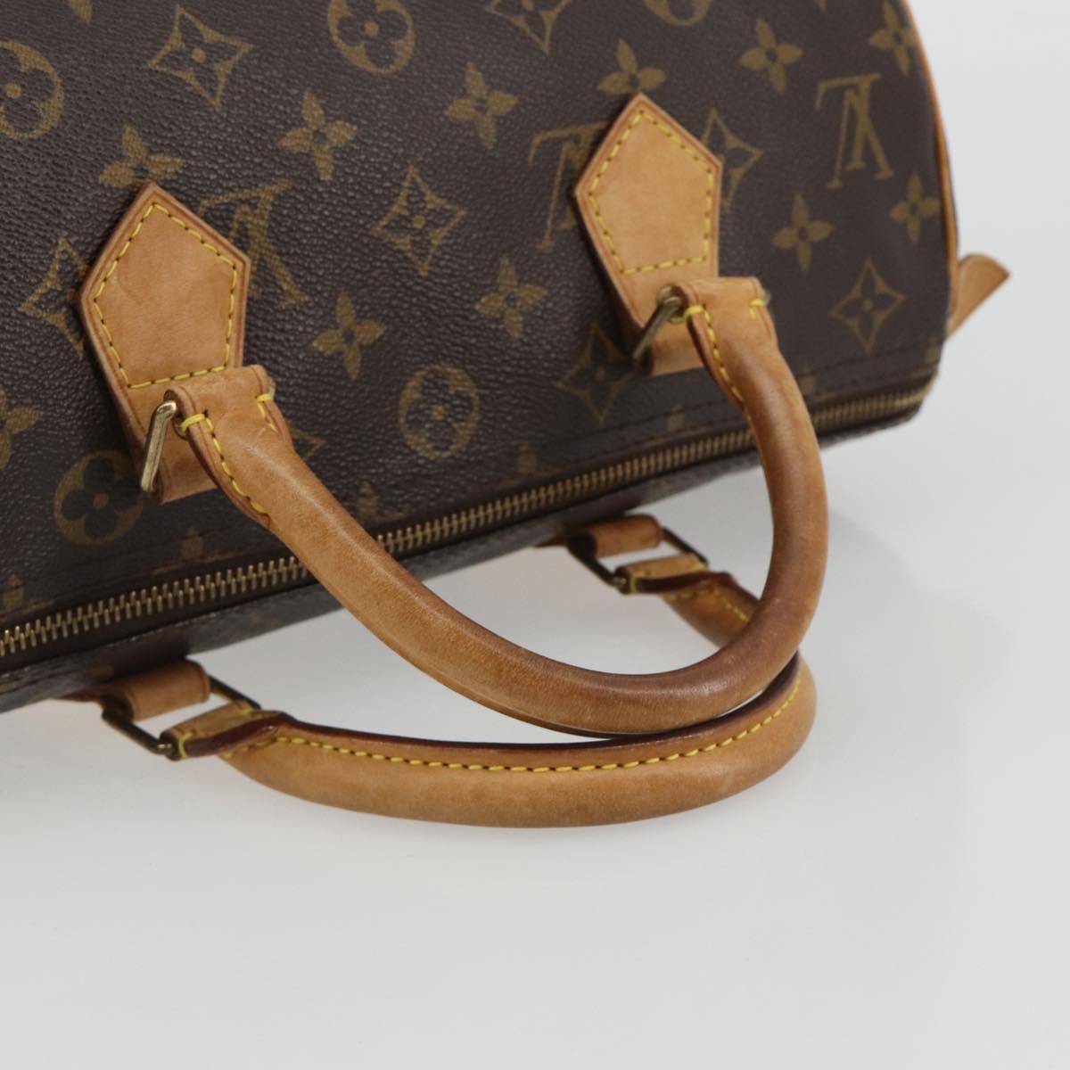 LOUIS VUITTON Monogram Speedy 30 Hand Bag M41526 LV Auth ka5172A