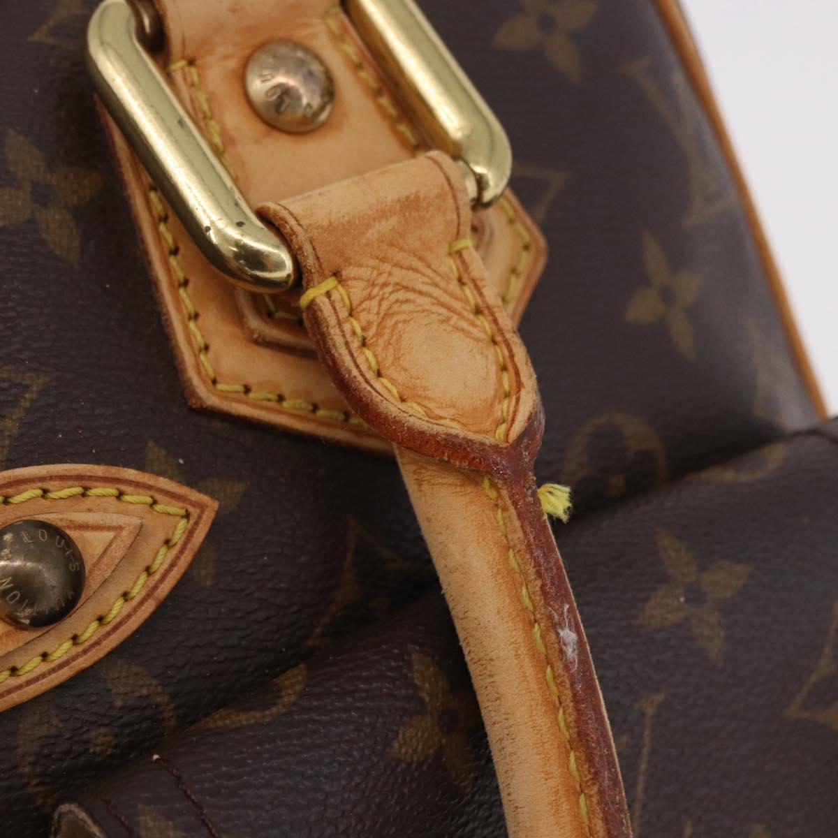 LOUIS VUITTON Monogram Manhattan GM Hand Bag M40025 LV Auth ka5173