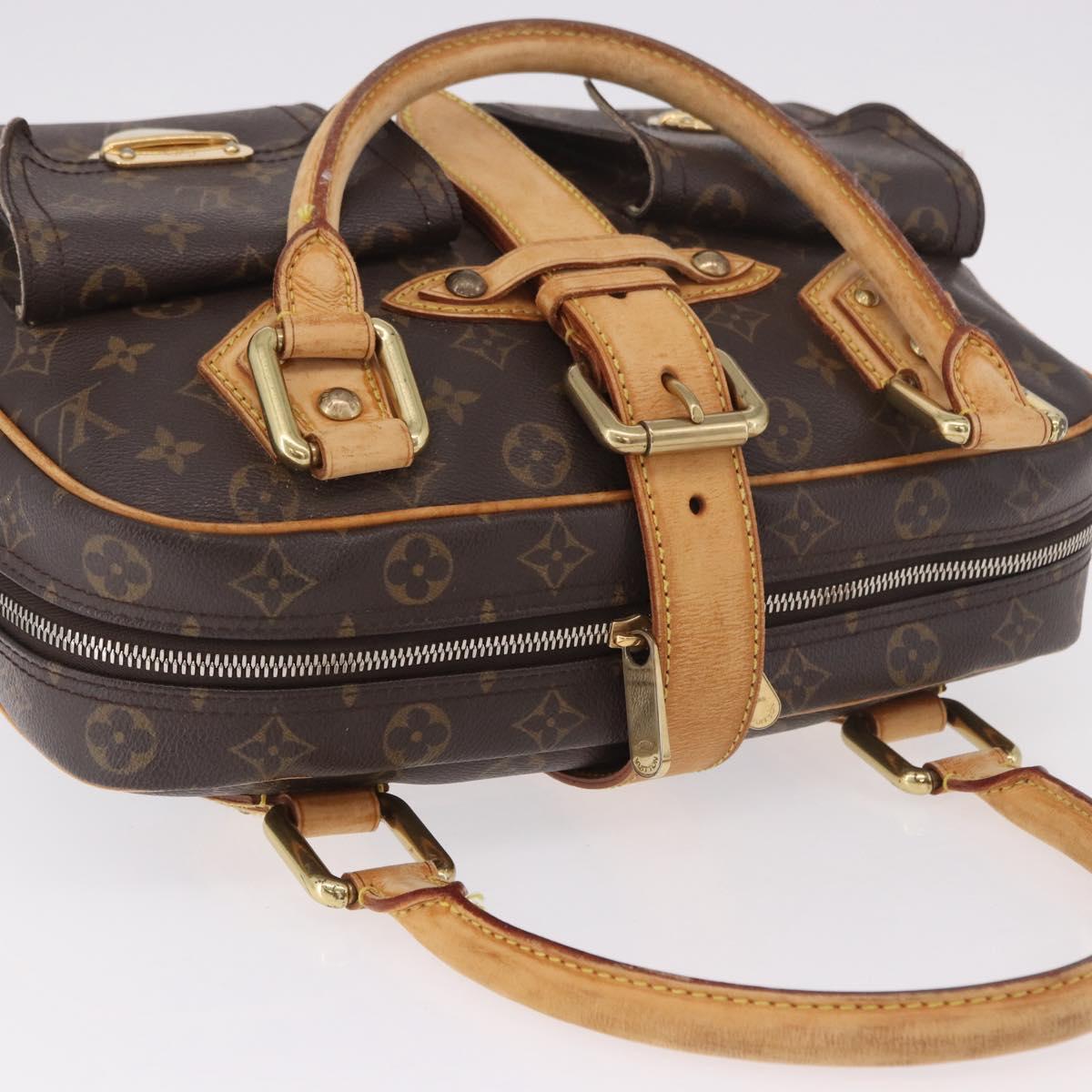 LOUIS VUITTON Monogram Manhattan GM Hand Bag M40025 LV Auth ka5173