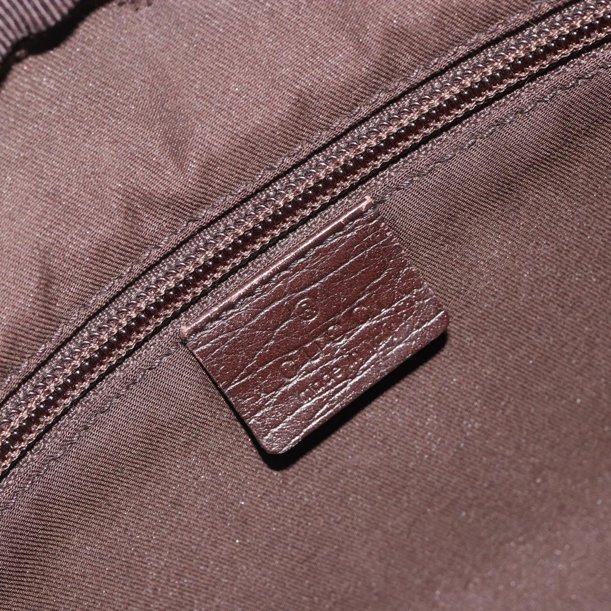 GUCCI GG Supreme Shoulder Bag PVC Leather Beige Silver 114291 Auth ka5174