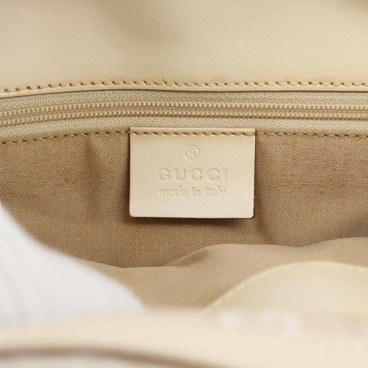 GUCCI GG Canvas Hand Bag Beige 002 1079 Auth ka5175A