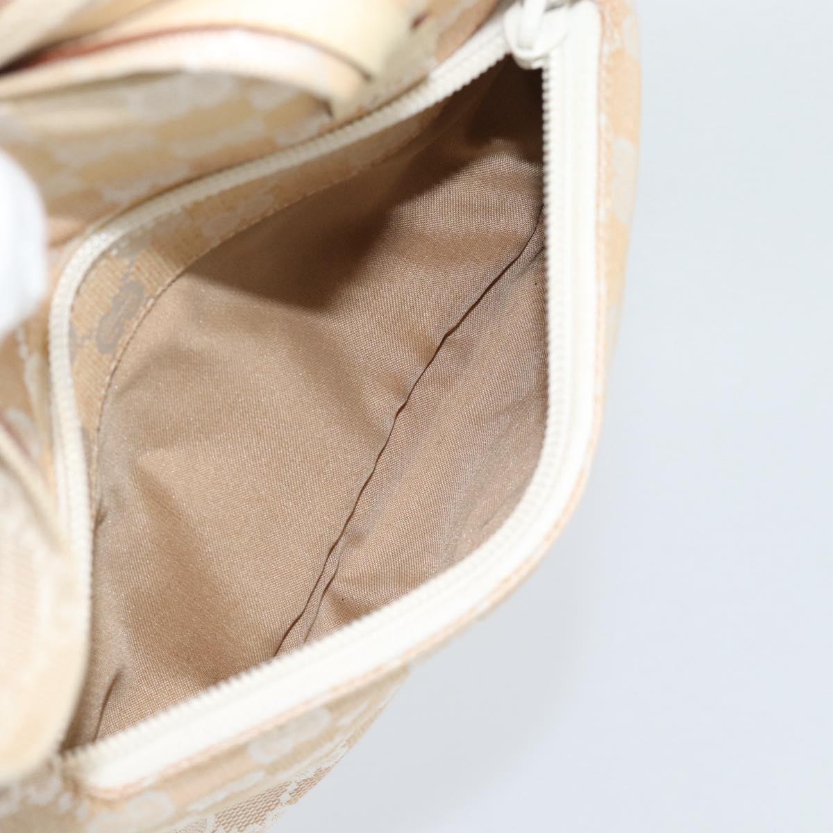 GUCCI GG Canvas Hand Bag Beige 002 1079 Auth ka5175A