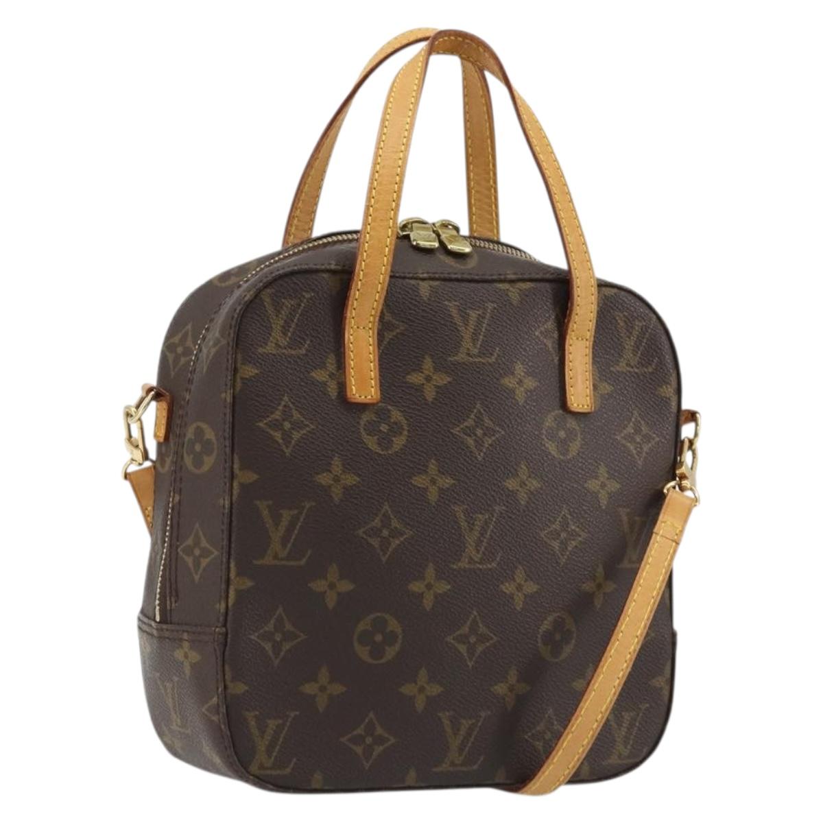 LOUIS VUITTON Monogram Spontini Hand Bag 2way M47500 LV Auth ka5176