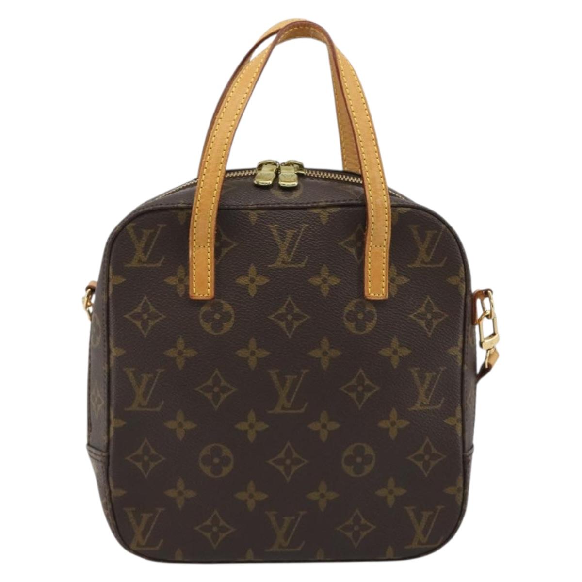 LOUIS VUITTON Monogram Spontini Hand Bag 2way M47500 LV Auth ka5176