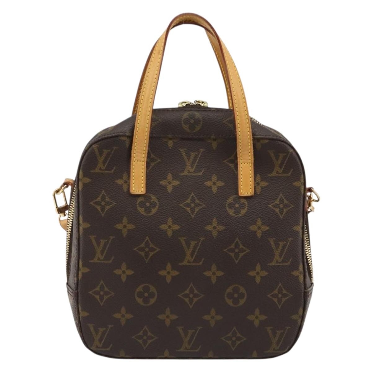 LOUIS VUITTON Monogram Spontini Hand Bag 2way M47500 LV Auth ka5176