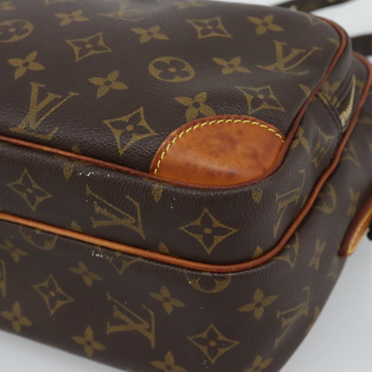 LOUIS VUITTON Monogram Nile Shoulder Bag M45244 LV Auth ka5178A