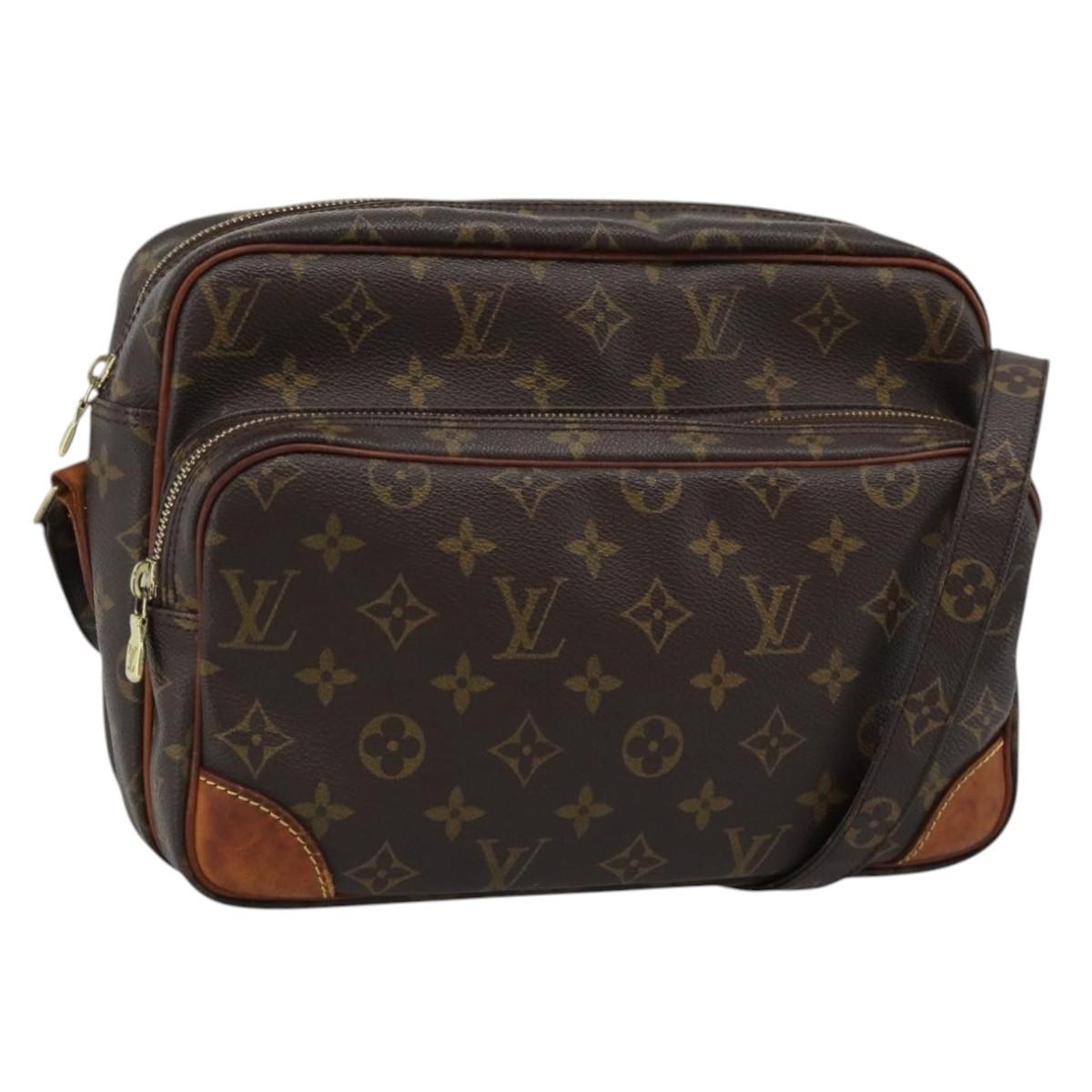 LOUIS VUITTON Monogram Nile Shoulder Bag M45244 LV Auth ka5178A