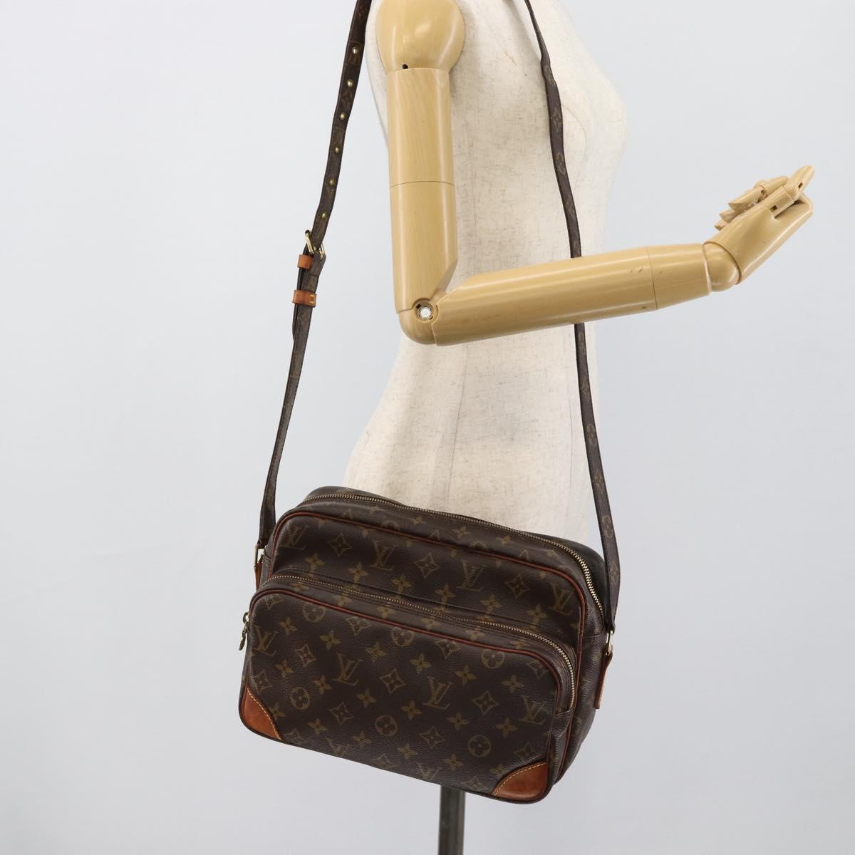 LOUIS VUITTON Monogram Nile Shoulder Bag M45244 LV Auth ka5178A