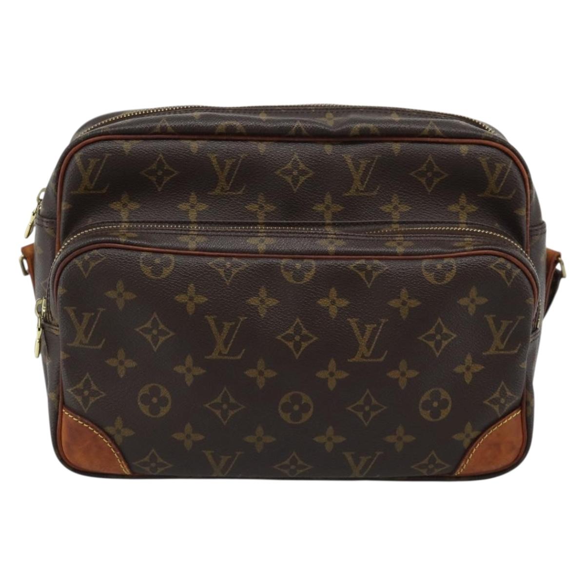 LOUIS VUITTON Monogram Nile Shoulder Bag M45244 LV Auth ka5178A