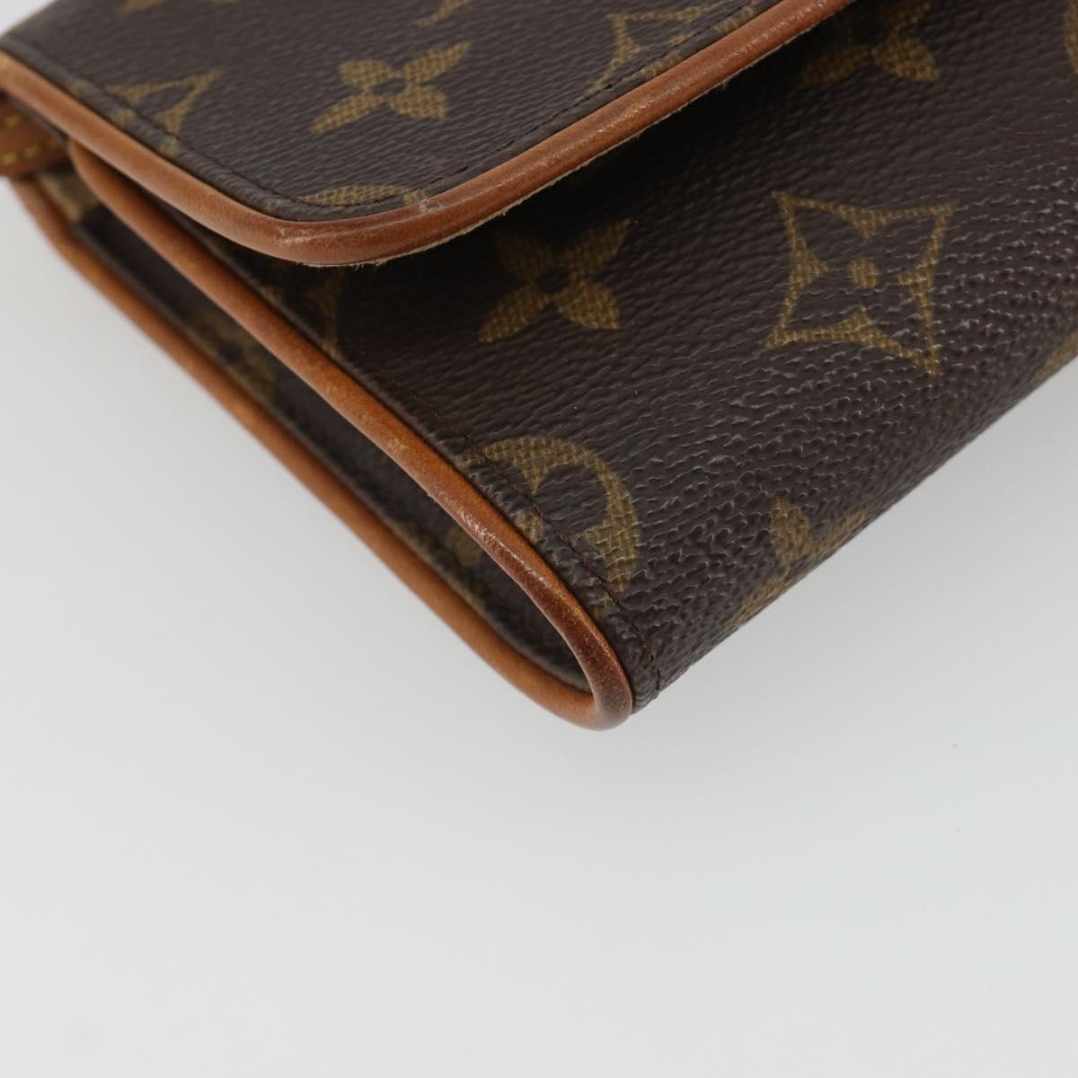 LOUIS VUITTON Monogram Pochette Twin GM Shoulder Bag M51852 LV Auth ka5183