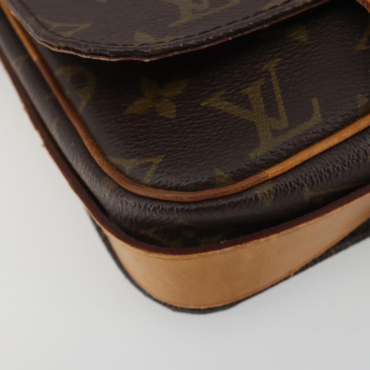 LOUIS VUITTON Monogram Cartouchiere PM Shoulder Bag M51254 LV Auth ka5185