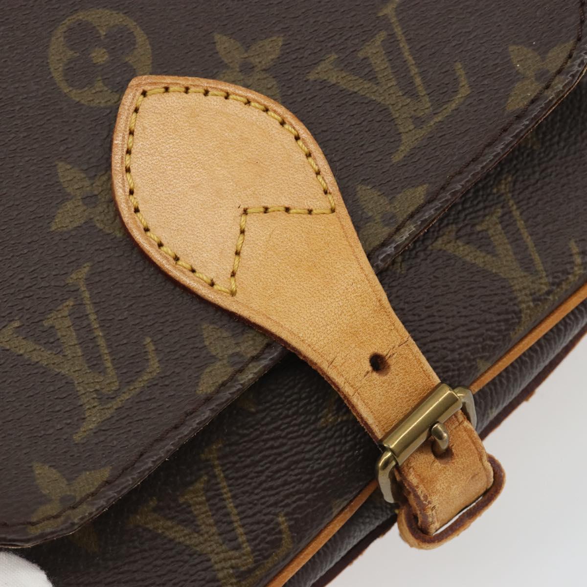 LOUIS VUITTON Monogram Cartouchiere PM Shoulder Bag M51254 LV Auth ka5185