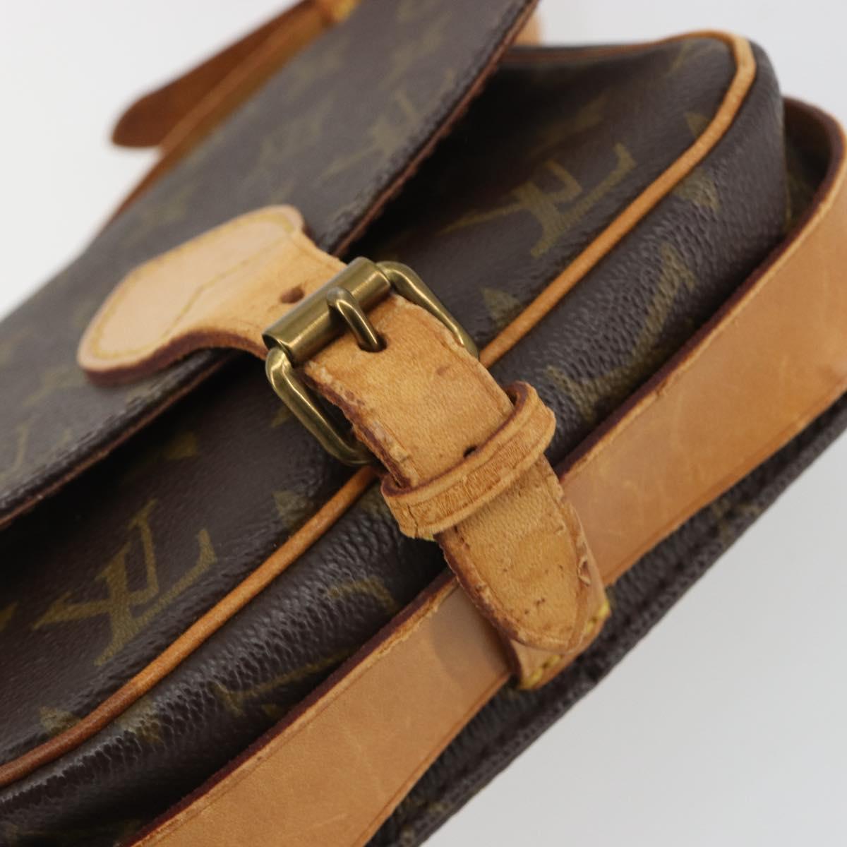 LOUIS VUITTON Monogram Cartouchiere PM Shoulder Bag M51254 LV Auth ka5185