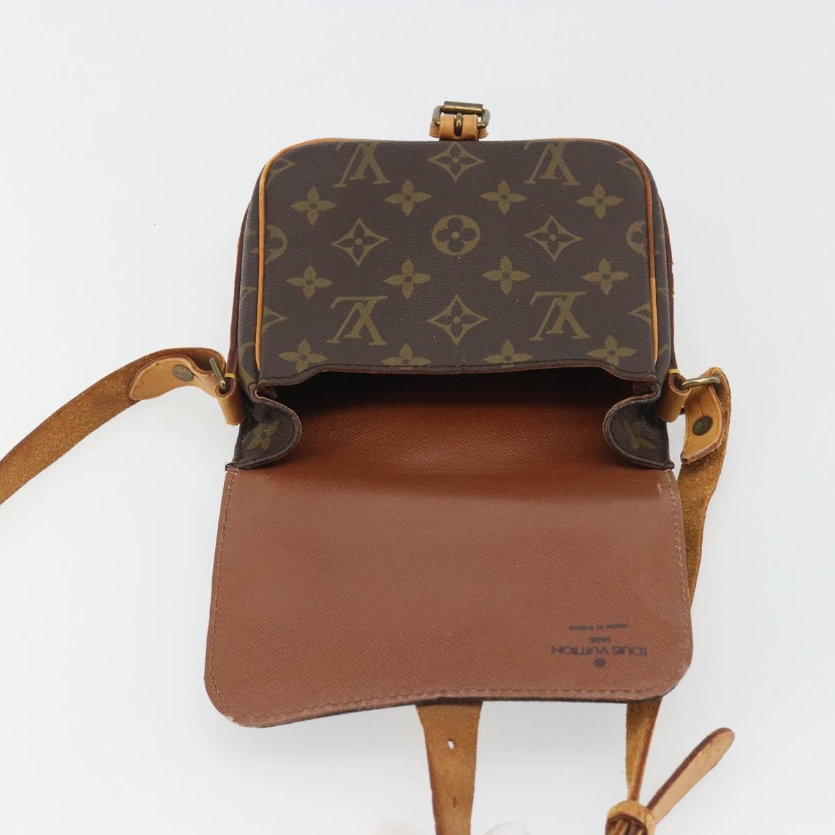 LOUIS VUITTON Monogram Cartouchiere PM Shoulder Bag M51254 LV Auth ka5185