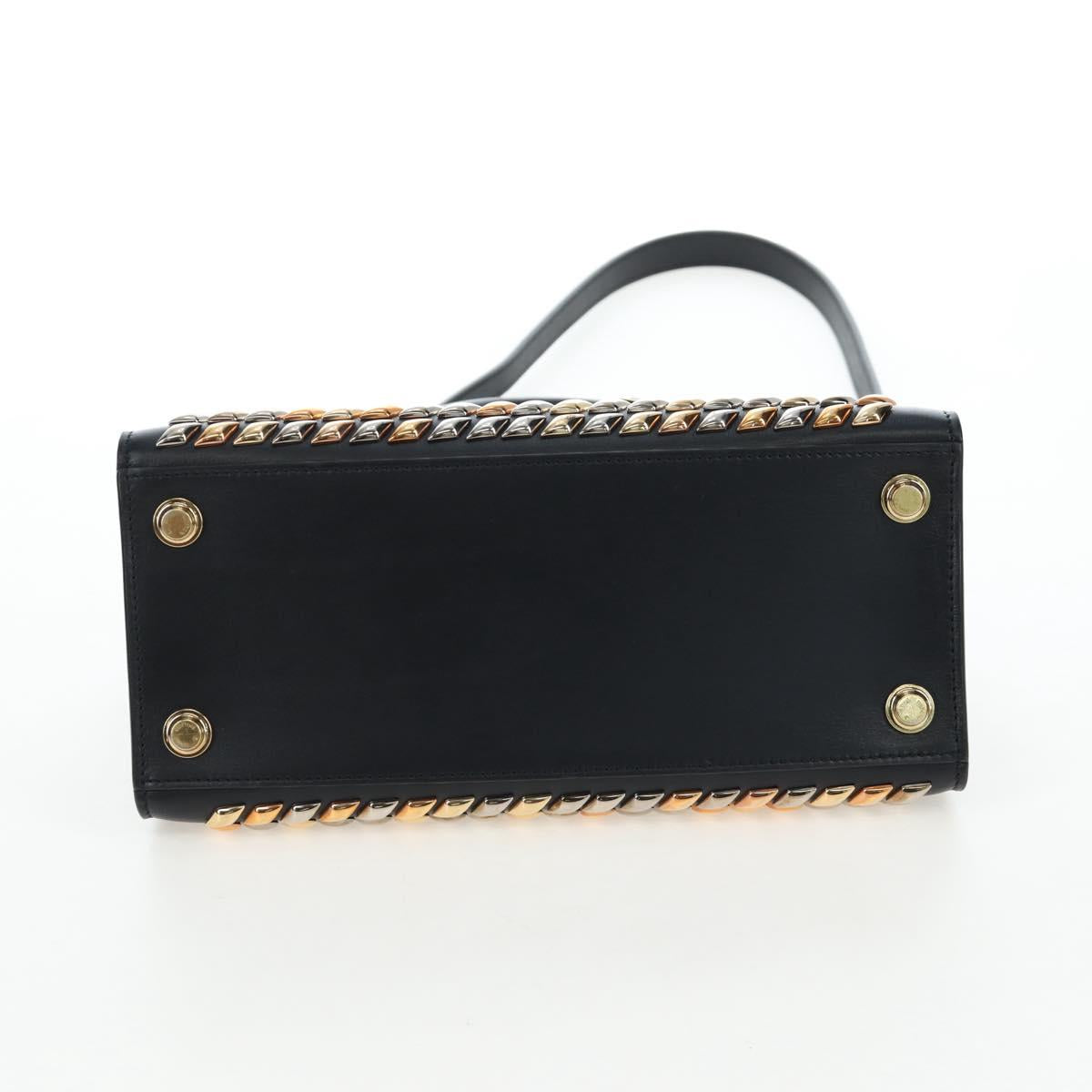 LOUIS VUITTON City Steamer PM Hand Bag Calf Skin Black M51021 LV Auth ka5186SV