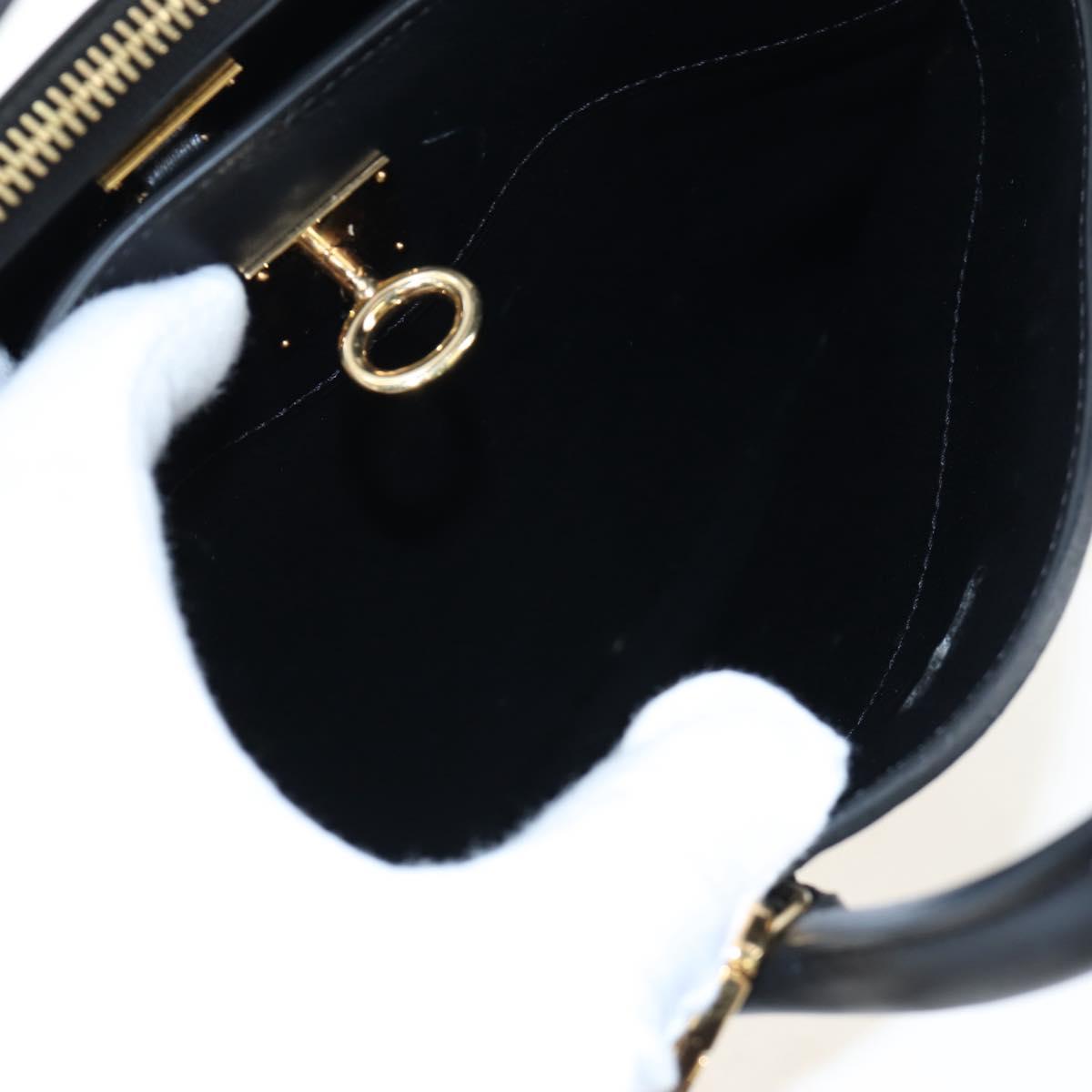LOUIS VUITTON City Steamer PM Hand Bag Calf Skin Black M51021 LV Auth ka5186SV