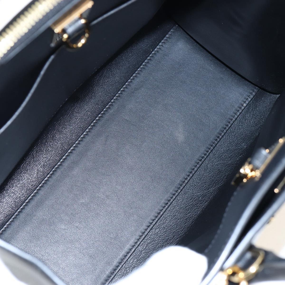 LOUIS VUITTON City Steamer PM Hand Bag Calf Skin Black M51021 LV Auth ka5186SV