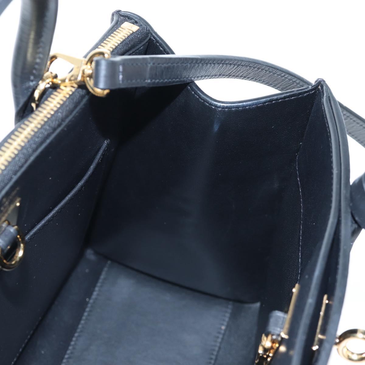 LOUIS VUITTON City Steamer PM Hand Bag Calf Skin Black M51021 LV Auth ka5186SV