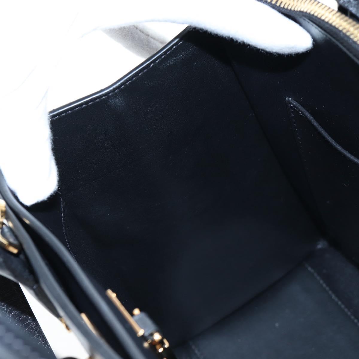 LOUIS VUITTON City Steamer PM Hand Bag Calf Skin Black M51021 LV Auth ka5186SV