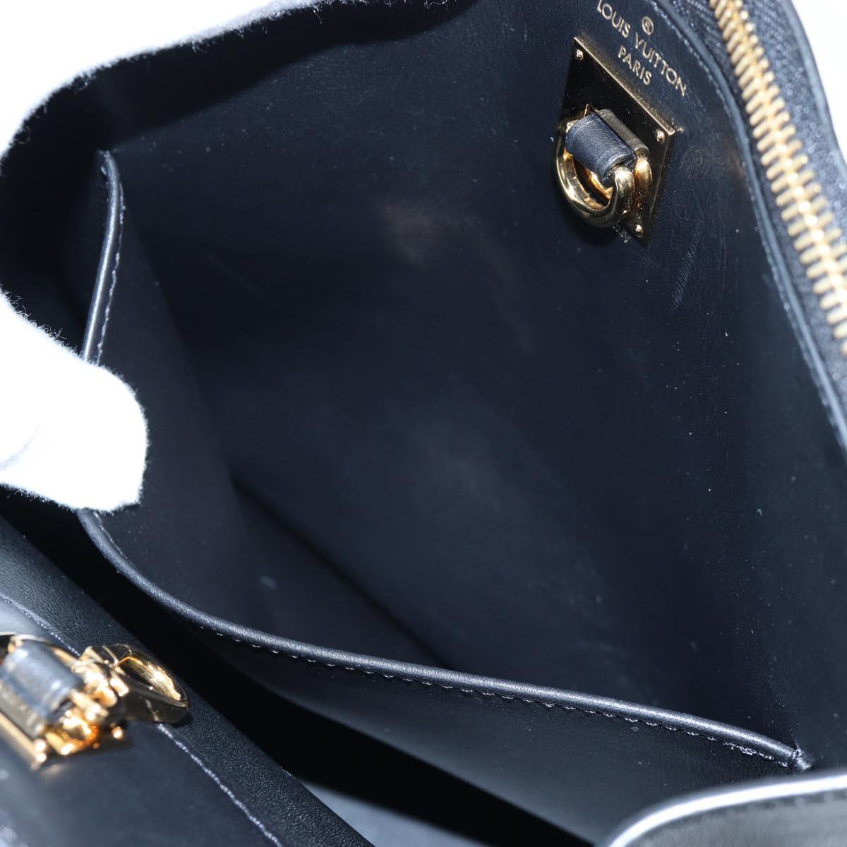LOUIS VUITTON City Steamer PM Hand Bag Calf Skin Black M51021 LV Auth ka5186SV