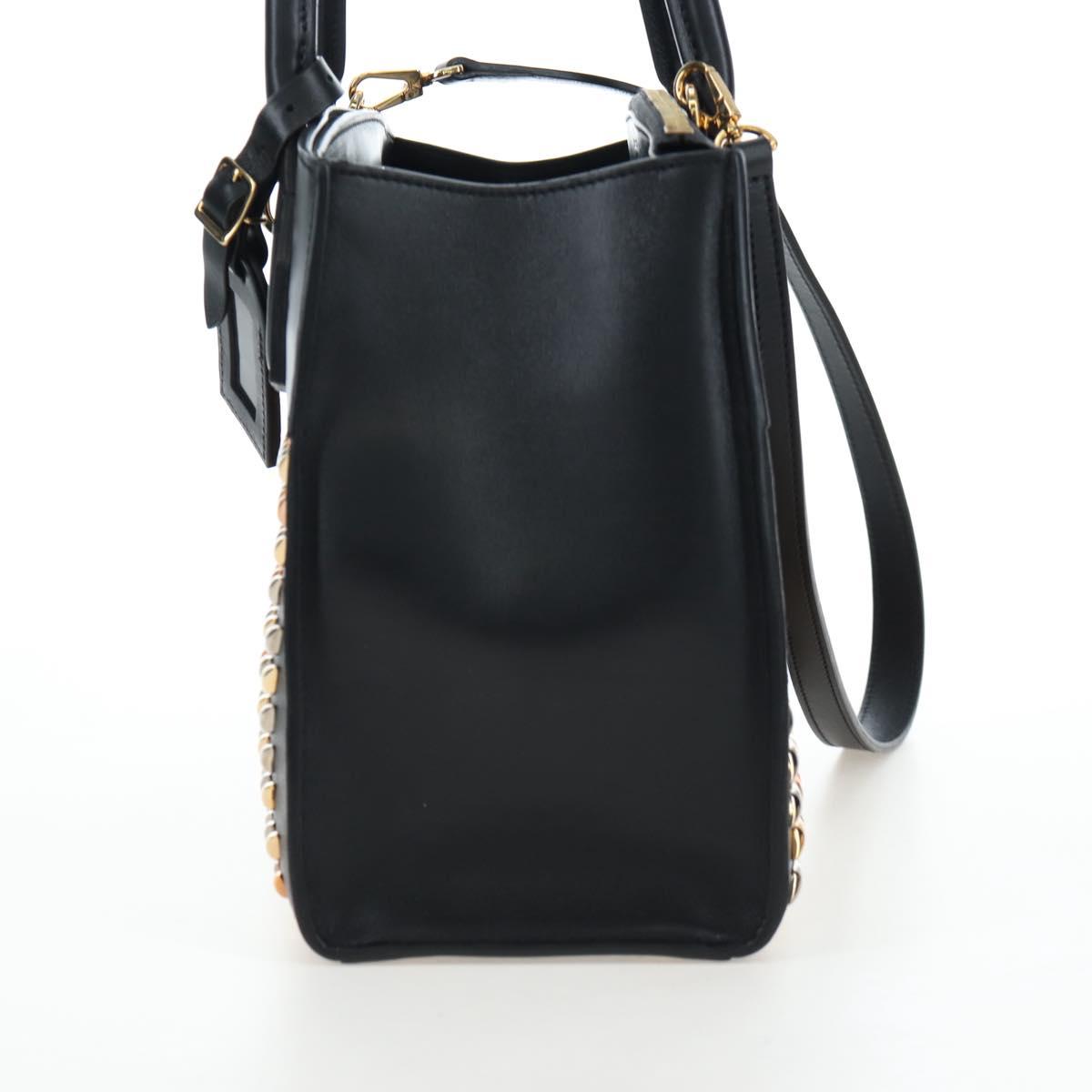 LOUIS VUITTON City Steamer PM Hand Bag Calf Skin Black M51021 LV Auth ka5186SV