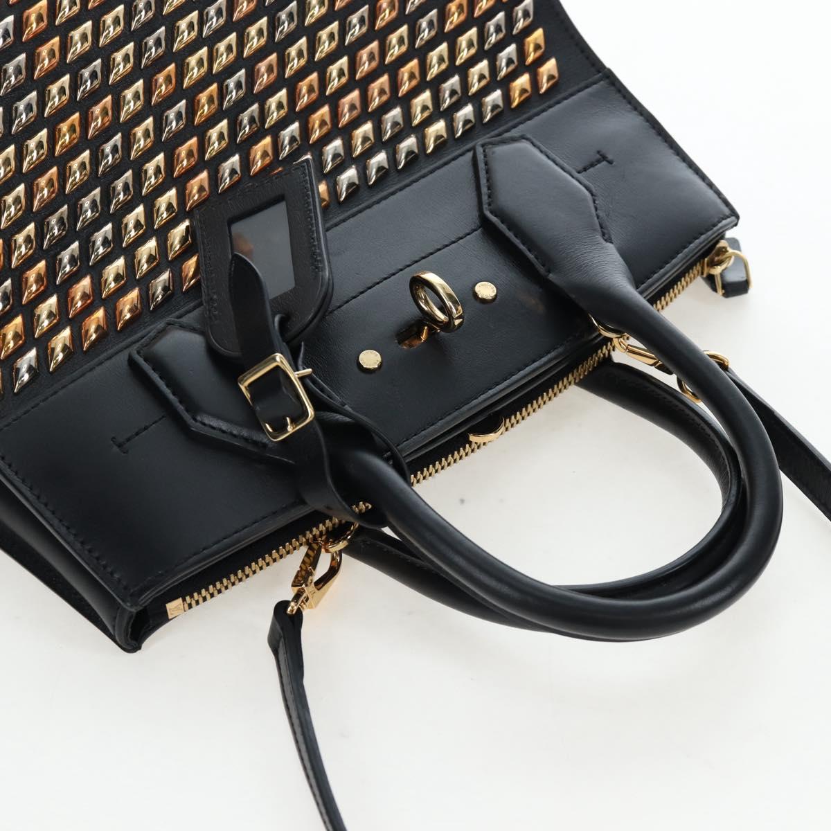 LOUIS VUITTON City Steamer PM Hand Bag Calf Skin Black M51021 LV Auth ka5186SV