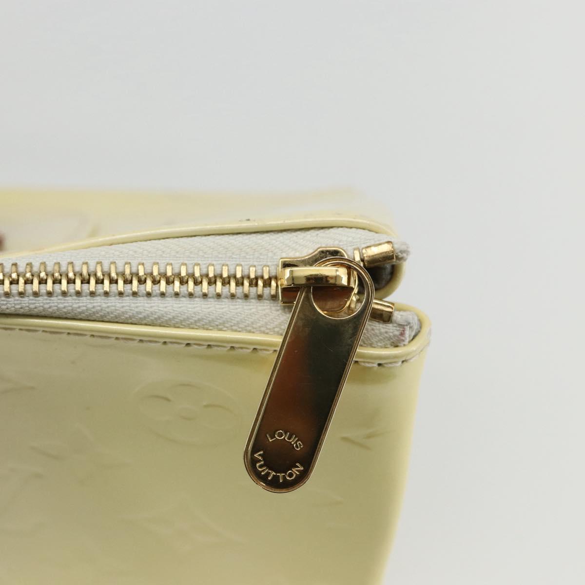 LOUIS VUITTON Monogram Vernis Rosewood Avenue Hand Bag Perle M93508 Auth ka519