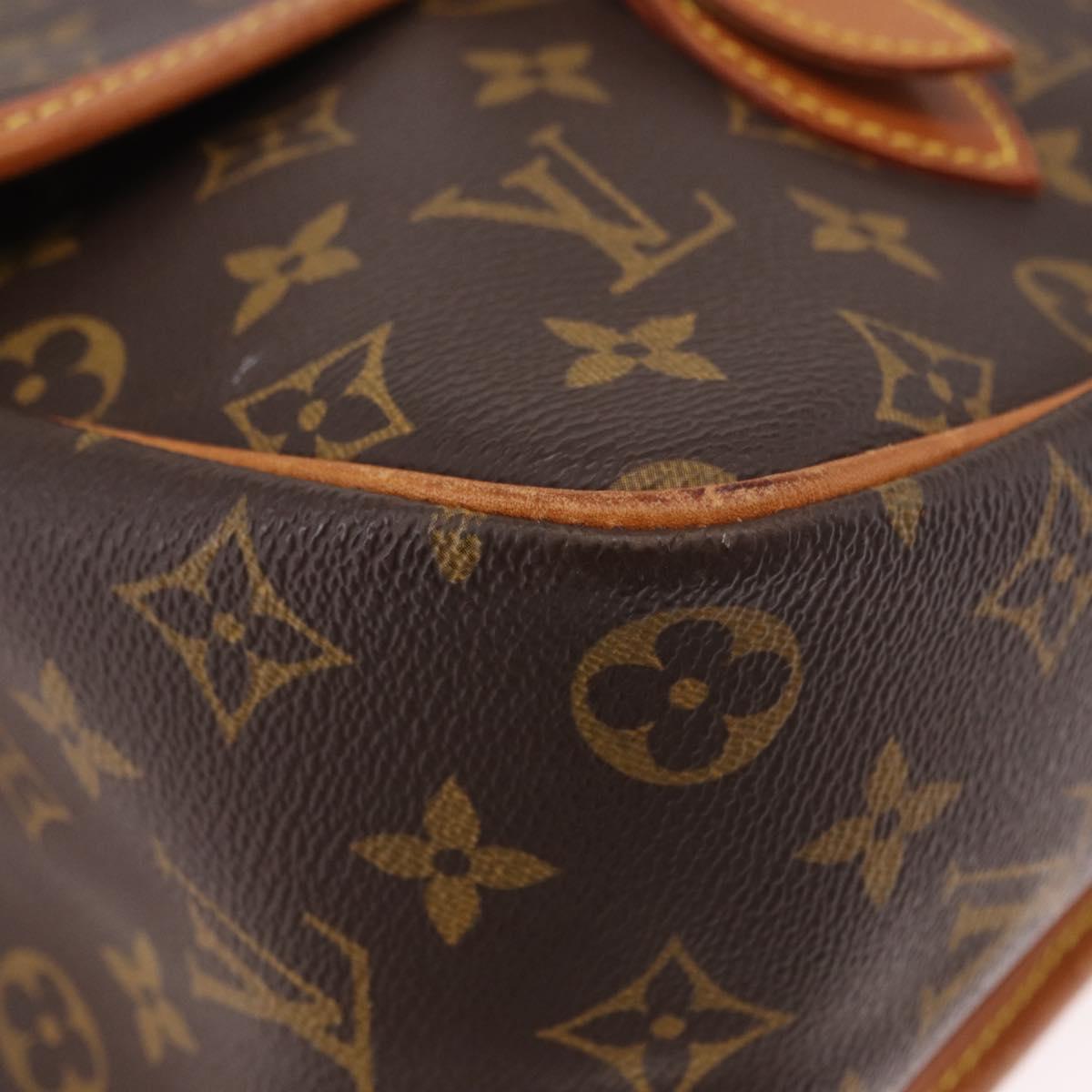 LOUIS VUITTON Monogram Gibeciere GM Shoulder Bag M42246 LV Auth ka5197