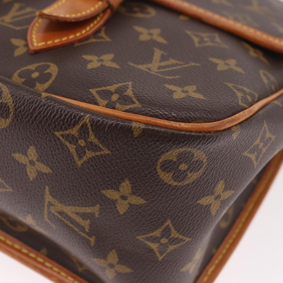 LOUIS VUITTON Monogram Gibeciere GM Shoulder Bag M42246 LV Auth ka5197