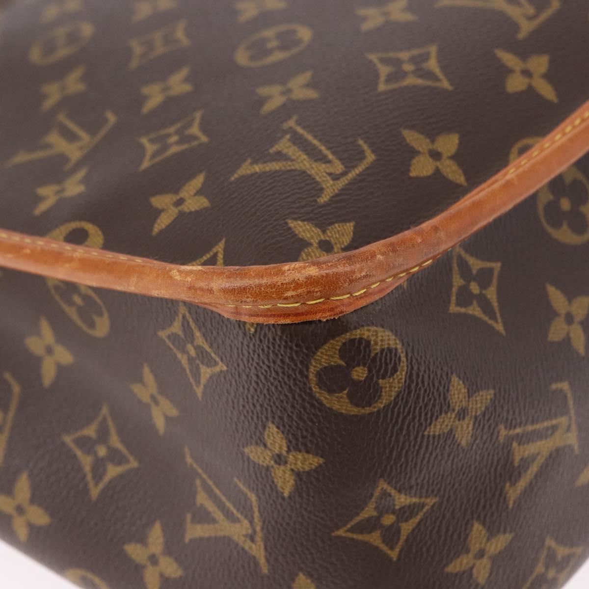 LOUIS VUITTON Monogram Gibeciere GM Shoulder Bag M42246 LV Auth ka5197