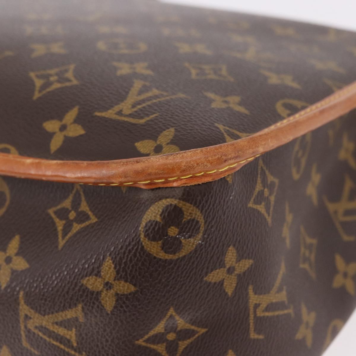 LOUIS VUITTON Monogram Gibeciere GM Shoulder Bag M42246 LV Auth ka5197