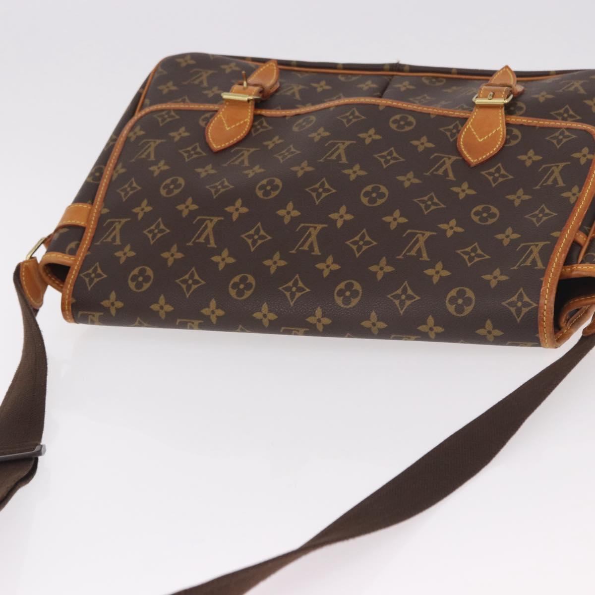 LOUIS VUITTON Monogram Gibeciere GM Shoulder Bag M42246 LV Auth ka5197