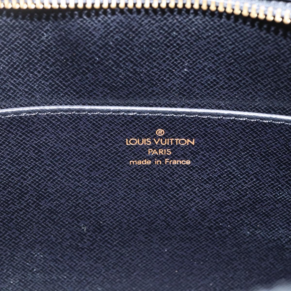 LOUIS VUITTON Epi Pochette Homme Clutch Bag Black M52522 LV Auth ka520