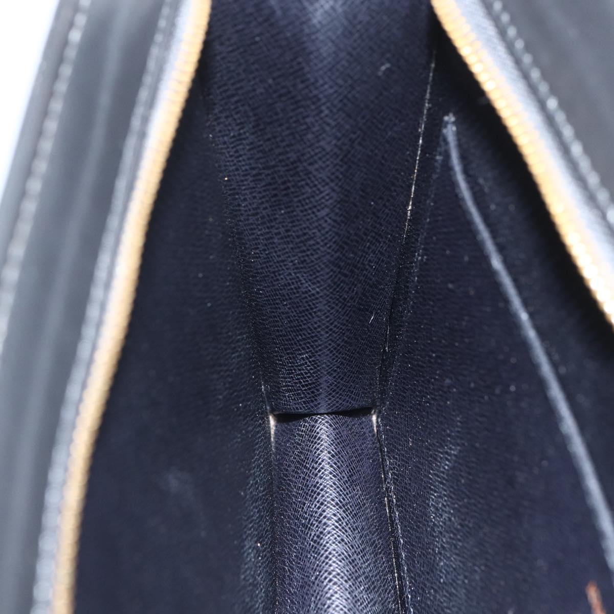 LOUIS VUITTON Epi Pochette Homme Clutch Bag Black M52522 LV Auth ka520