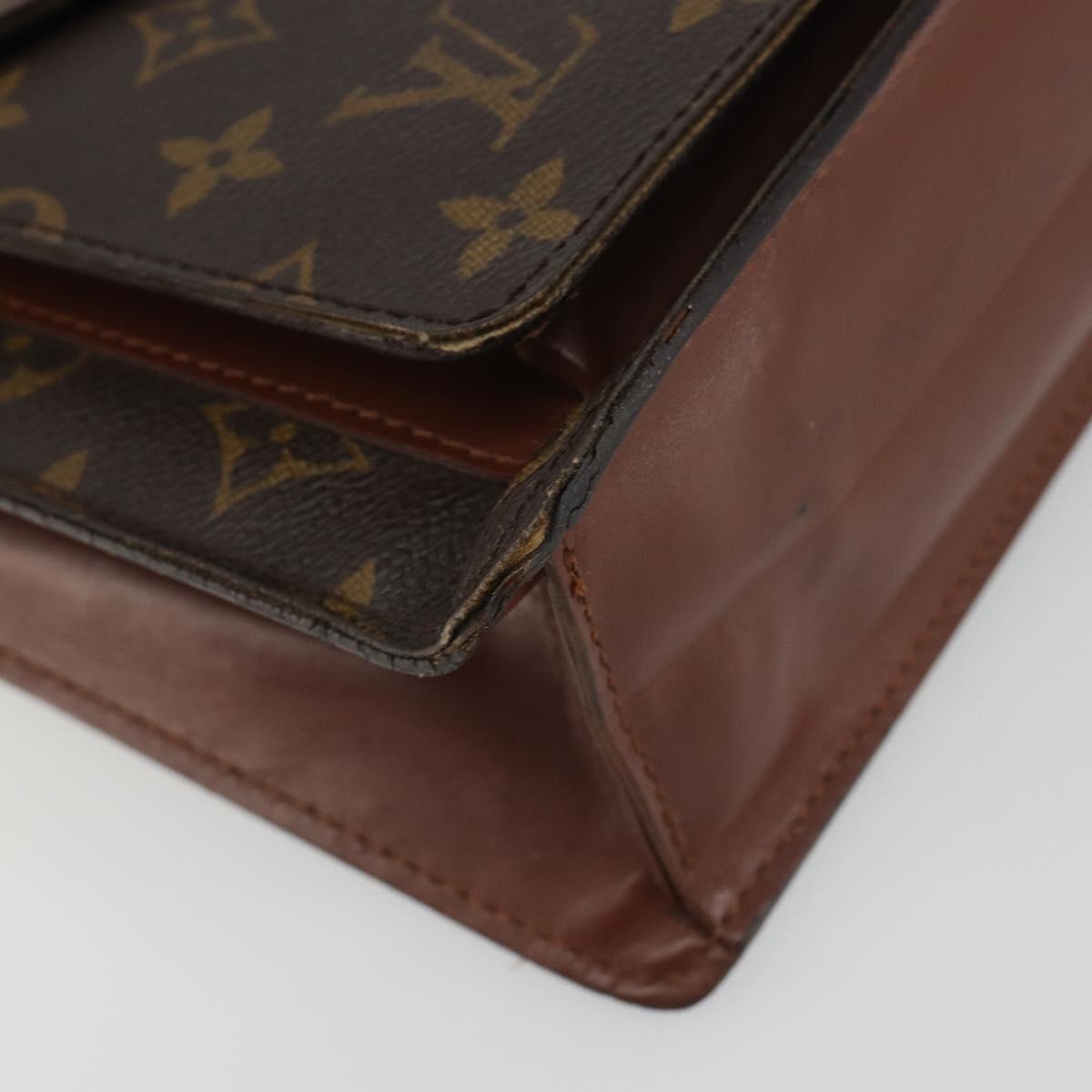 LOUIS VUITTON Monogram Monceau 28 Hand Bag M51185 LV Auth ka5201