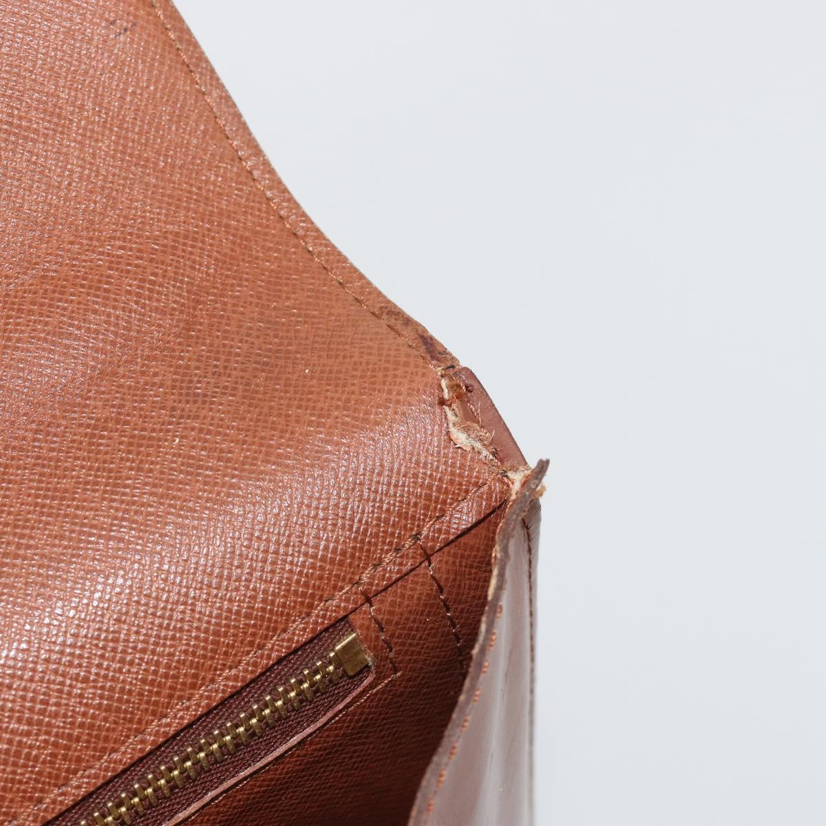 LOUIS VUITTON Monogram Monceau 28 Hand Bag M51185 LV Auth ka5201